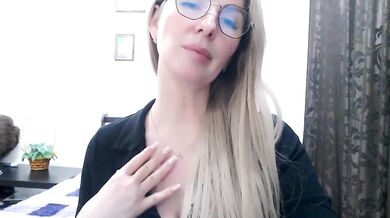 SensualEmilia's tight pussy gets a hard spanking & dildo play in HD