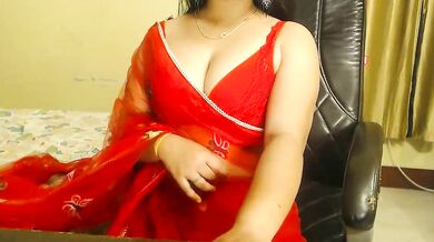 Petite Indian cam girl oils up and teases with dirty talk & upskirt play