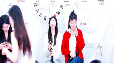 CrazyBaby Party's dirty-talky yoga-young recordable video: Young Asian & Black-Parading-!