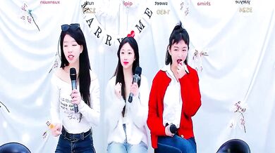 CrazyBaby Party's dirty-talky yoga-young recordable video: Young Asian & Black-Parading-!