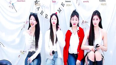 CrazyBaby Party's dirty-talky yoga-young recordable video: Young Asian & Black-Parading-!