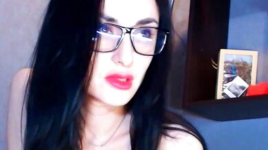 Watch Siaconna strip and fist her way through a steamy white milf striptease