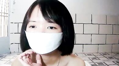 Watch Kissdy, the hot Asian cam girl, get down and dirty with her cheap milf pussy