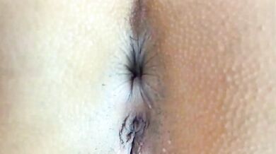 Candymia68's big tits & tight ass get double-teamed in a hot striptease & facial frenzy