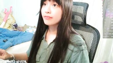 Interactive petite Asian brunettes 87wawa tease & please in public with toys