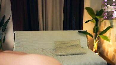 AftonBisbee's tight pussy squirts while playing with herself in a cheap webcam chat