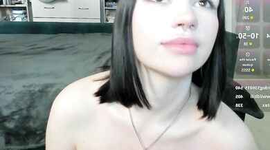 Emmy_m00n's naked cam show: Sexy booty voluptuous babe gets fiery passion