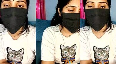 Kritika_Hotty's Nude Leaks: Young Brunette's Dildo Or Vibrator Squirt Session