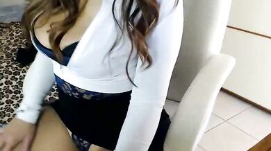 Watch Bambolina Sexy1985's erotic camel-toe camel-toe anal and humiliation dance and handjob in white goth's best-mature