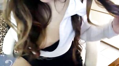 Watch Bambolina Sexy1985's erotic camel-toe camel-toe anal and humiliation dance and handjob in white goth's best-mature