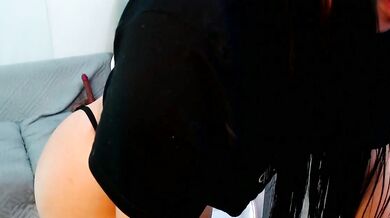 Watch hot MILFs in hot lingerie get off with foot fetish and camel toe in POV striptease