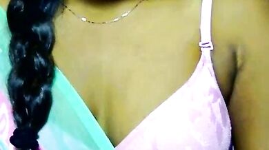 Petite Indian teen strips, shows off her hairy pussy, and squirts while getting doggy-styled