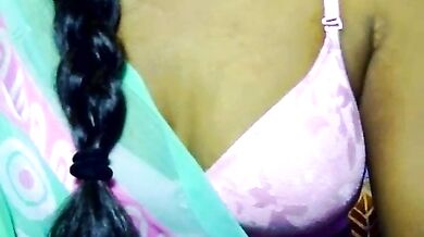 Petite Indian teen strips, shows off her hairy pussy, and squirts while getting doggy-styled