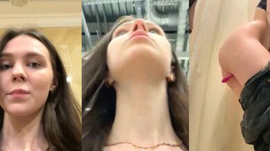 Watch MilaBee's dirty talk and dildo play in steamy upskirt action