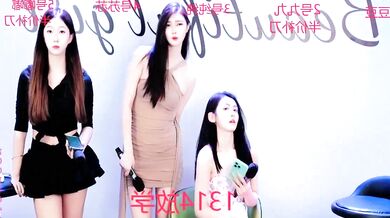 Watch hymsv3333, the petite Asian student, get wild in public!