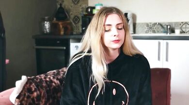 Celeste_Off strips down to her white lingerie and shows off her young tight ass