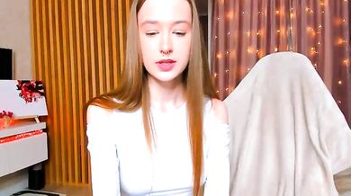 Sweett_Monica gets down & dirty with a cam2cam while showing off her small tits and giving a wet blowjob to a stranger