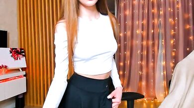 Sweett_Monica gets down & dirty with a cam2cam while showing off her small tits and giving a wet blowjob to a stranger