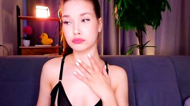 Eva Lee gets down and dirty with her shaved pussy in hot upskirt video