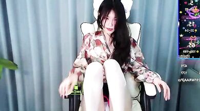 YiJin-a goes wild with her toys and deepthroats like a pro in this cosplay-filled video