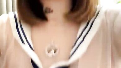 Watch petite-asian MILF Tw_Angellovers get her tight ass drilled in a romantic double penetration frenzy!