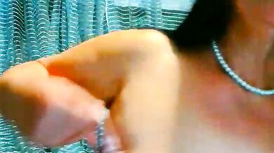 Elena7698, a Ukrainian MILF, gets wild with her dildo-or-vibrator in upskirt-anal roleplay