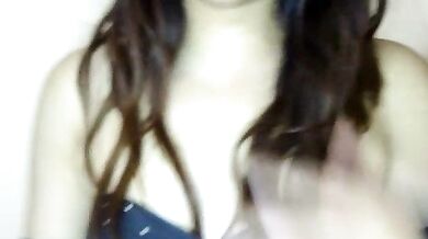 Petite Indian teen Ven-Love dirty talks & gets a big-ass-doggy-style blowjob from a big-ass-doggy