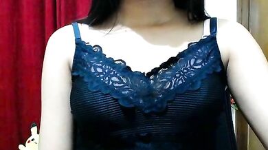 Taisina's public deepthroat & roleplay with her cheapest-privates-teens Indian cam girl