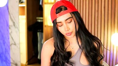 Abie Owen's voluptuous body and curvy ass get the attention of the broadcast audience