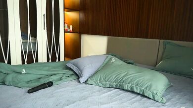 Watch Lilicester's young, big-ass-filled ass tease in front of the camera while her cuckold husband watches in shame!