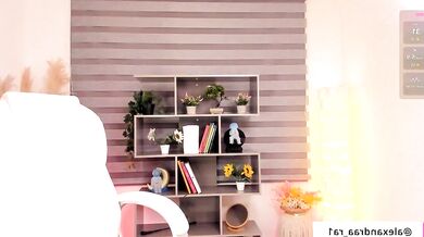 Watch Alexandra Ra1's captivating muse cum hard in this hot rear video!