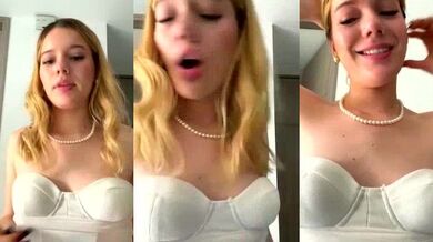 NicoleCut strips, teases, and jerks off in public while being recorded on cam