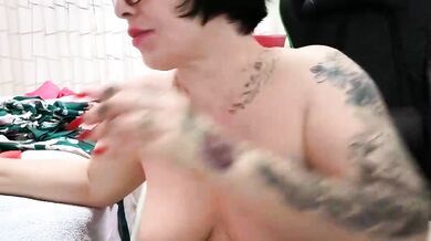 Watch Nina's tight ass get humiliated & analized in a kinky striptease