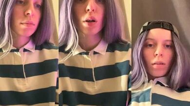 RinaMood's young petite body gets upskirt fingered and teased in hot white-on-white action