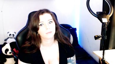 Watch Alluring bosom Euphoric moan while getting her tits and ass drilled live on camera