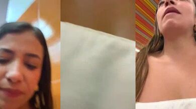 Watch Hall_16's oily solo play with her toys in public while showing off her big tits and tight ass!