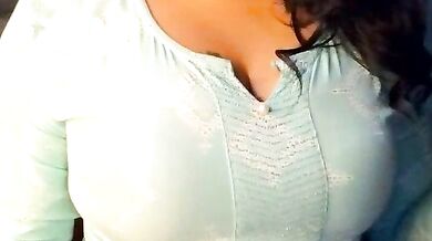 Interactive POV: Trezza flaunts her curves and flashes her tits in public upskirt video