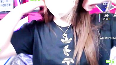 Lion_______ records herself in HD upskirt video, featuring young Asian tomboy in heels