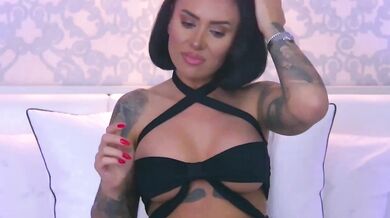 Watch TheaNoire tease and finger her way through a steamy striptease-cum-slamming session!