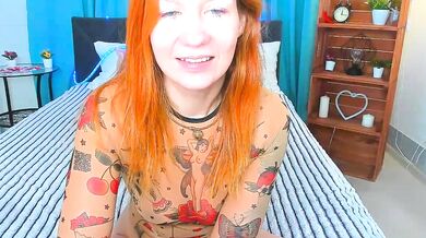 LucieHells gets her tight ass drilled with a cheap toy and a vibrator