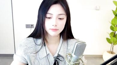 Watch HaagenDazs_ - the curvy-asian cam girl with big tits - indulge in steamy office sex