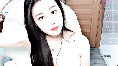 Lili-Baobei's Asian-Younger facefucked in a topless shower & squirts like a fountain