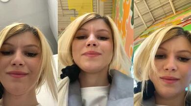 Nylon-clad MILA Meowy twerks and gets spanked in private for her white-cam2cam footage