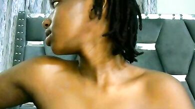 Petite ebony teen Slim_4Cutie gets her tight ass drilled hard and filled with cream