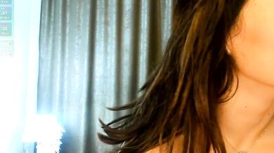 Petite Asian teen Sayoko_S gets dirty talking while getting her tight pussy fingered in public