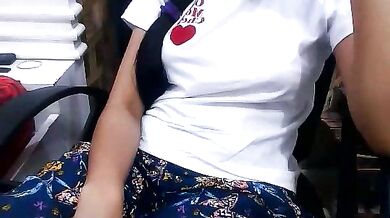 Simranjeet_kaur's Indian-style striptease with her big tits and ass in hot doggy-style action