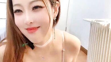 Watch Labubu-zz in latex and get a taste of her big tits and hairy pussy