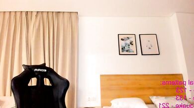 Lindamei seduces you with her sensual handjob on camera in this online video