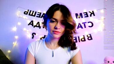 YourrValeria - Naughty Russian teen with small tits gets intimate with camera