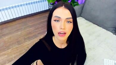 Sexyangeloux strips, toys and roleplays with her young friend in hot white anal action